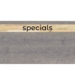 Modern collection grocery store décor promotional sign with no insert and only the included header.