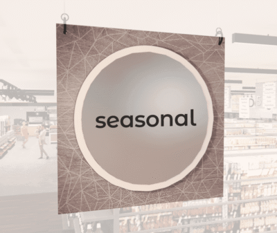 Department Sign, Hanging (Modern) - Large, Seasonal