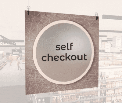 Self-Checkout Sign (Modern)