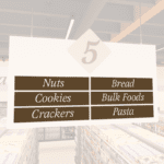 Traditional Collection's aisle marker inserts custom kit of 12 markers with text of your choice digitally printed on styrene