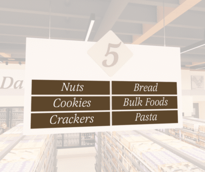 Traditional Collection's aisle marker inserts custom kit of 12 markers with text of your choice digitally printed on styrene