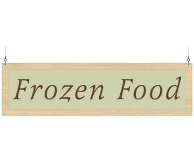 Department Sign, Hanging (Traditional) - Frozen Food