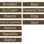 Traditional Collection's aisle marker kit with 24 Frozen inserts which is compatible with the Traditional Aisle Marker.