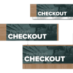 Convenience store sign for the checkout area of a gas station of a convenience store. Three variations of the sign are shown as designed by Shop2It Retail.