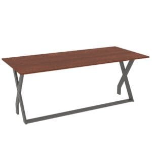 Large retail nesting table from Shop2It Retail's Xander Collection. Shown here in the cherry finish option.