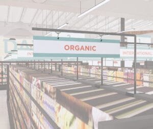 Aisle outrigger pendant general library from the Iconic Collection's Cheerful color option.