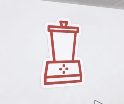 Blender icon graphic panel from the Iconic Collection's Cheerful color option.