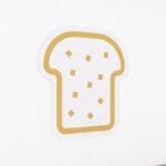 The department graphic panel for the bakery department sign is a slice of bread icon.