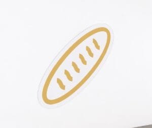 The department graphic panel for a bakery department sign is a loaf of bread icon.