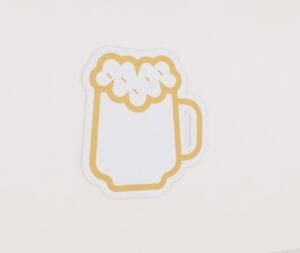 The department graphic panel for a beer or alcohol department is a mug of beer icon.