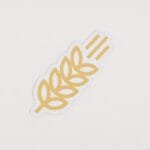 department graphic panel for the alcohol or beer department sign is a grain icon.