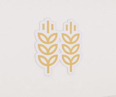 Bulk department graphic panel department sign shows an icon of two stalks of wheat.