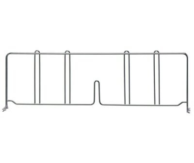 Quantum 21"D x 8"H Stainless Wire Shelf Divider