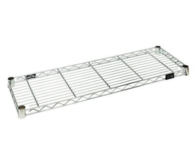 Quantum 48"W x 12"D Chrome Wire Shelf
