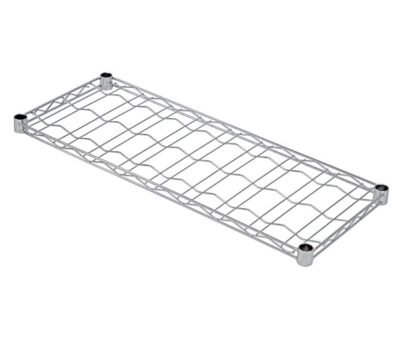 Quantum 48"W x 14"D Chrome Wine Cradle Shelf