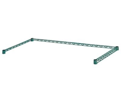 Quantum 48"W x 24"D Green 3-sided Wire Frame