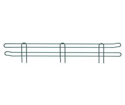 Quantum 36"W x 4"H Green Back/Side Ledge