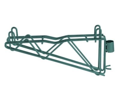 Quantum Green Cantilever Multiple Shelf Post Wall Mount (1) 14" double post cantilever arm