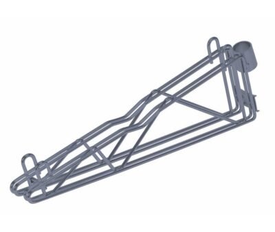 Quantum Gray Cantilever Multiple Shelf Post Wall Mount (1) 18" double post cantilever arm