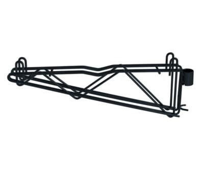 Quantum Black Cantilever Multiple Shelf Post Wall Mount (1) 18" double post cantilever arm