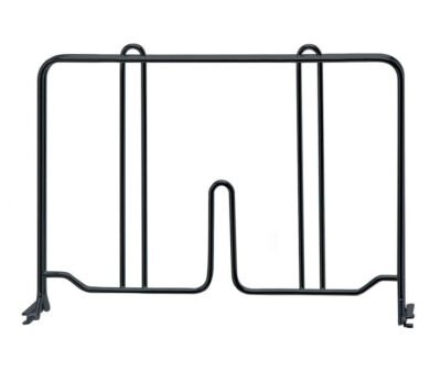 Quantum 12"D x 8"H Black Wire Shelf Divider