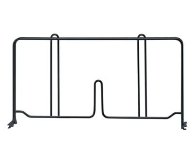 Quantum 14"D x 8"H Black Wire Shelf Divider
