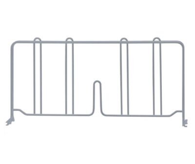 Quantum 18"D x 8"H Gray Wire Shelf Divider