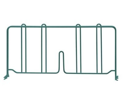 Quantum 18"D x 8"H Green Wire Shelf Divider