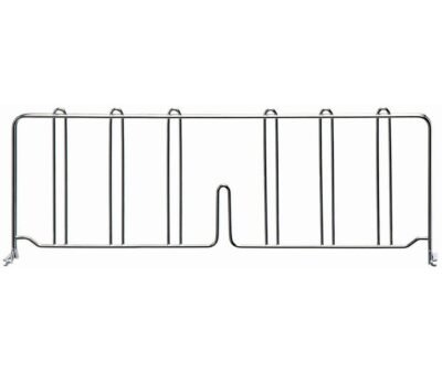 Quantum 21"D x 8"H Chrome Wire Shelf Divider