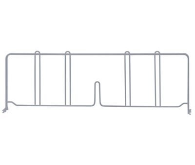 Quantum 21"D x 8"H Gray Wire Shelf Divider