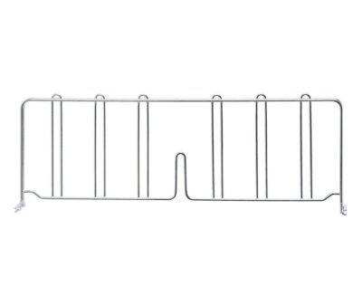 Quantum 24"D x 8"H Chrome Wire Shelf Divider