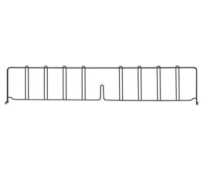Quantum 36"D x 8"H Black Wire Shelf Divider
