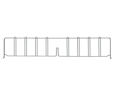 Quantum 36"D x 8"H Stainless Wire Shelf Divider