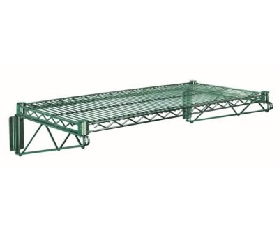 Quantum Green Cantilever Single Shelf (1) 24"W x 14"D wire shelf