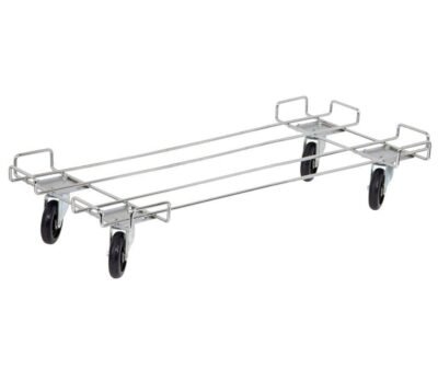 Quantum 48"W x 20"D Chrome Dolly Base with 800 lb. capacity
