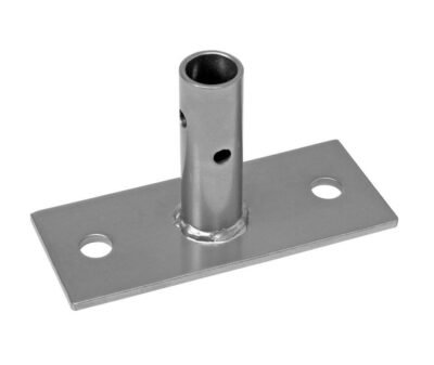 Quantum Chrome Single Seismic Foot Plate